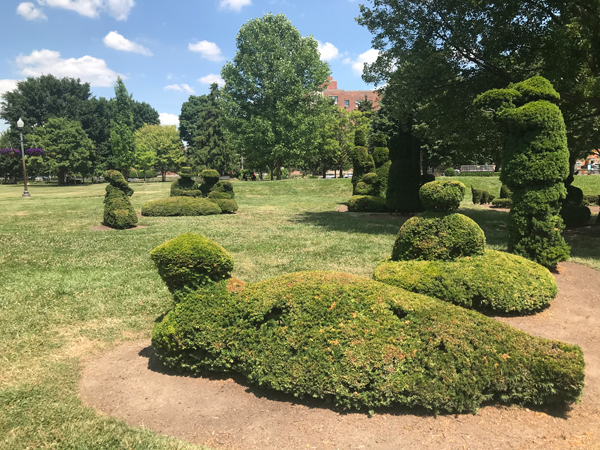 The topiary garden